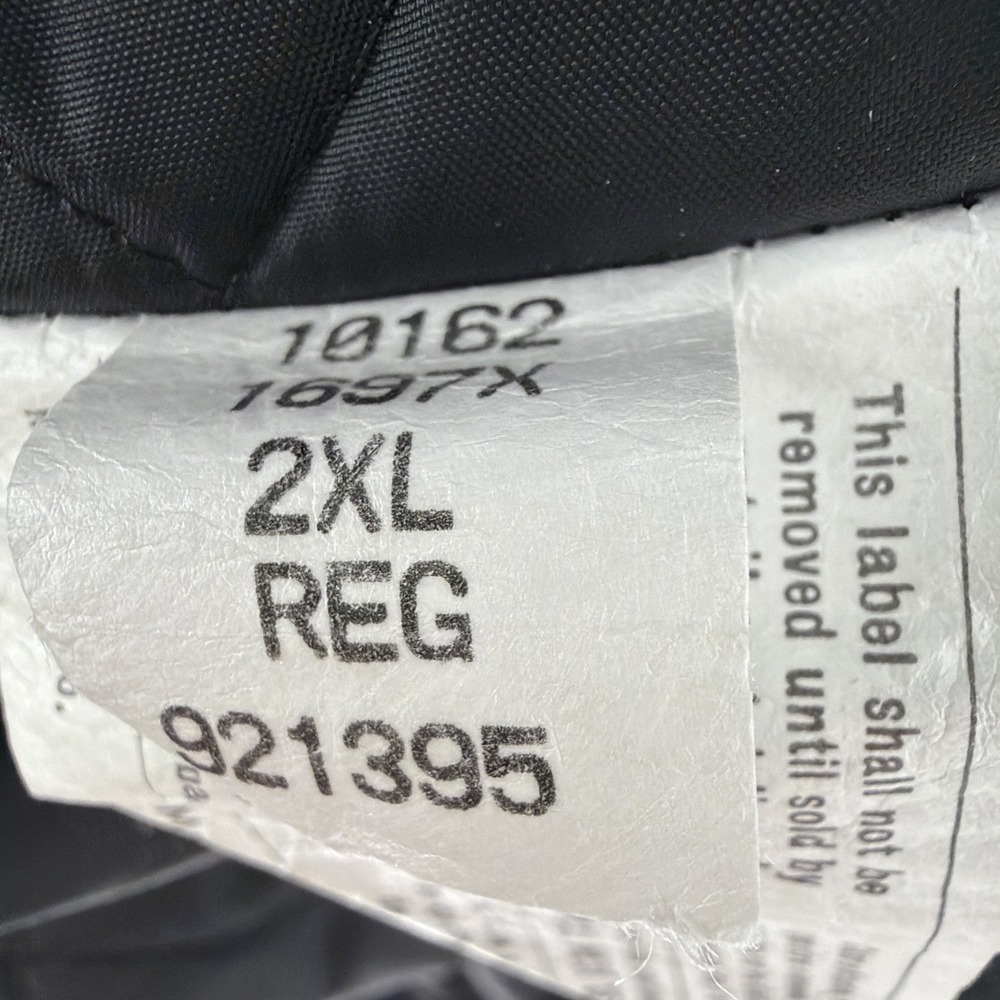 Cabela's Jacket Mens 2XL Blue Wool Leather Varsity Snap Outdoor Canada Hunting - Picture 16 of 16
